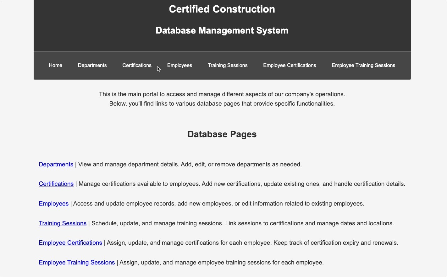 Certified Construction